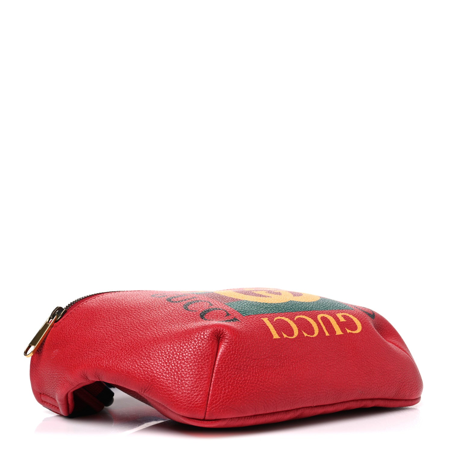 Gucci Grained Calfskin Logo Belt Bag Hibiscus Red Hibiscus Red 4 of 11
