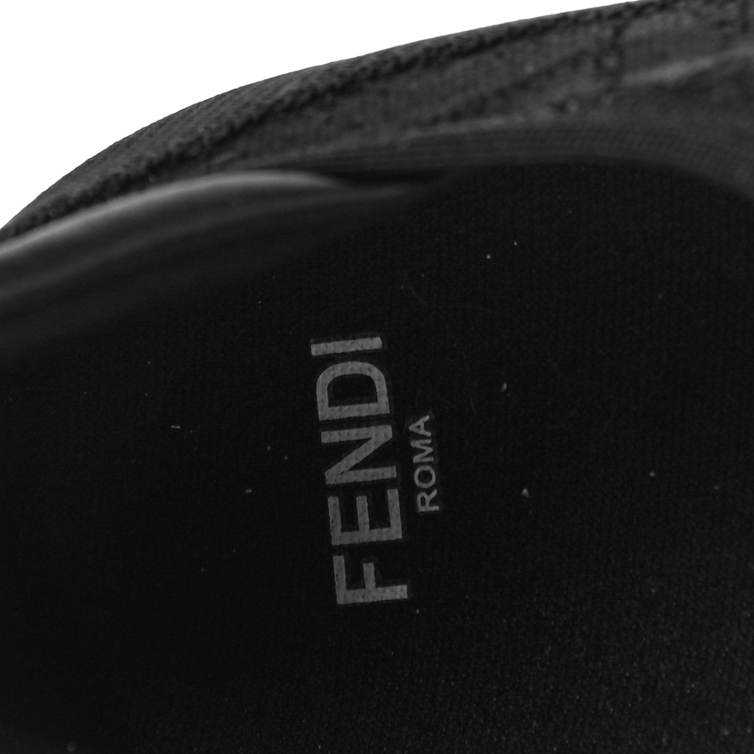 Fendi X SARAH COLEMAN Mesh FF Vertigo Runner Slip On Sneakers 36 Black 10 of 13