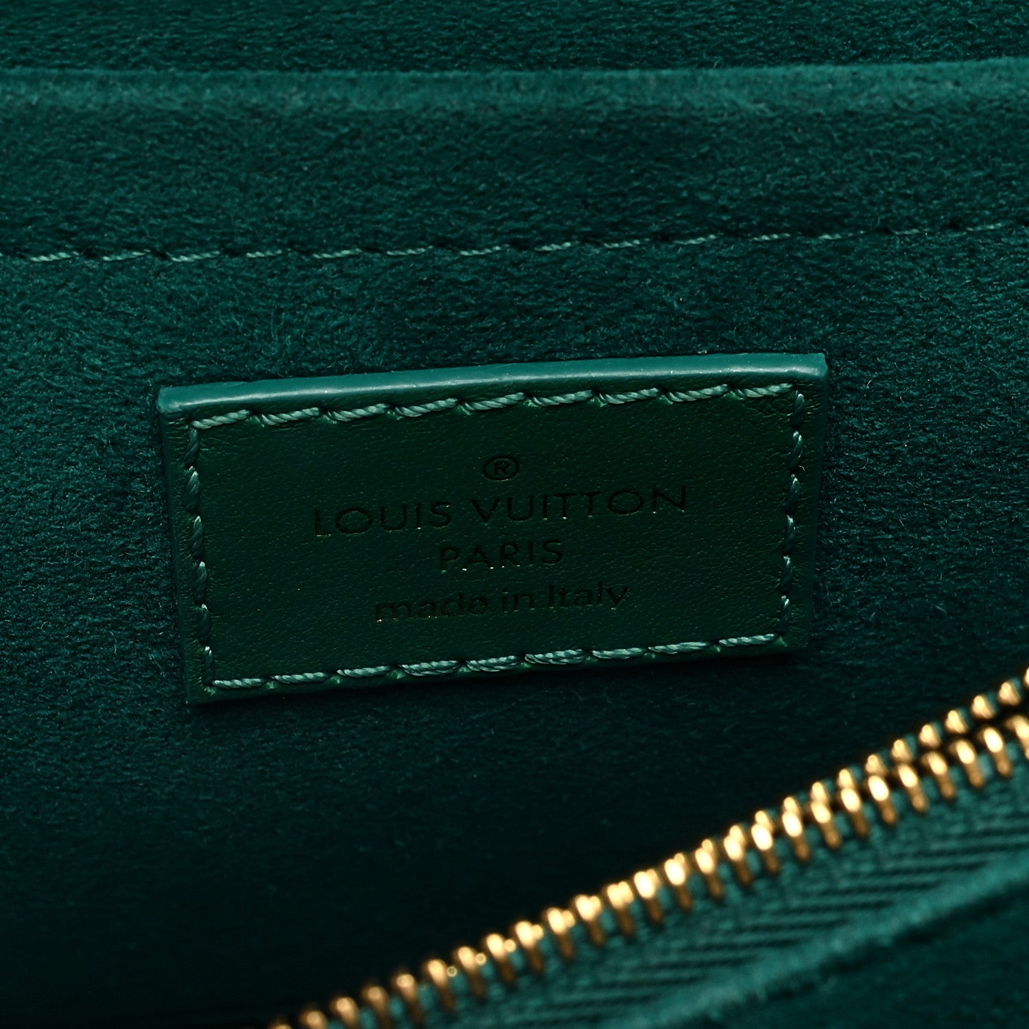 Louis Vuitton Calfskin New Wave Chain Bag MM NM Emerald 6 of 8