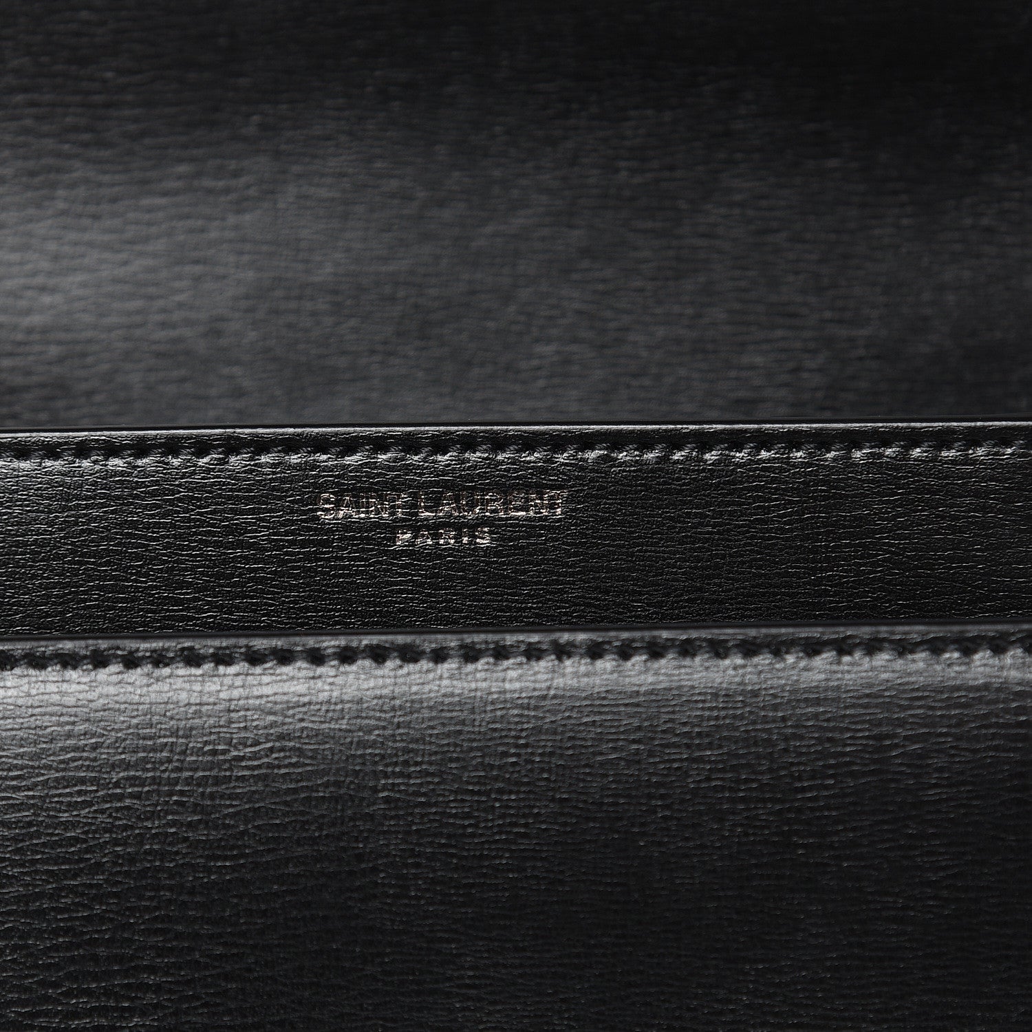 Saint Laurent Calfskin Medium Monogram Sunset Black 7 of 9