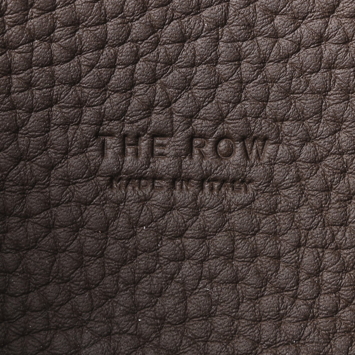 Matte Grained Calfskin Soft Margaux 12 Deep Brown