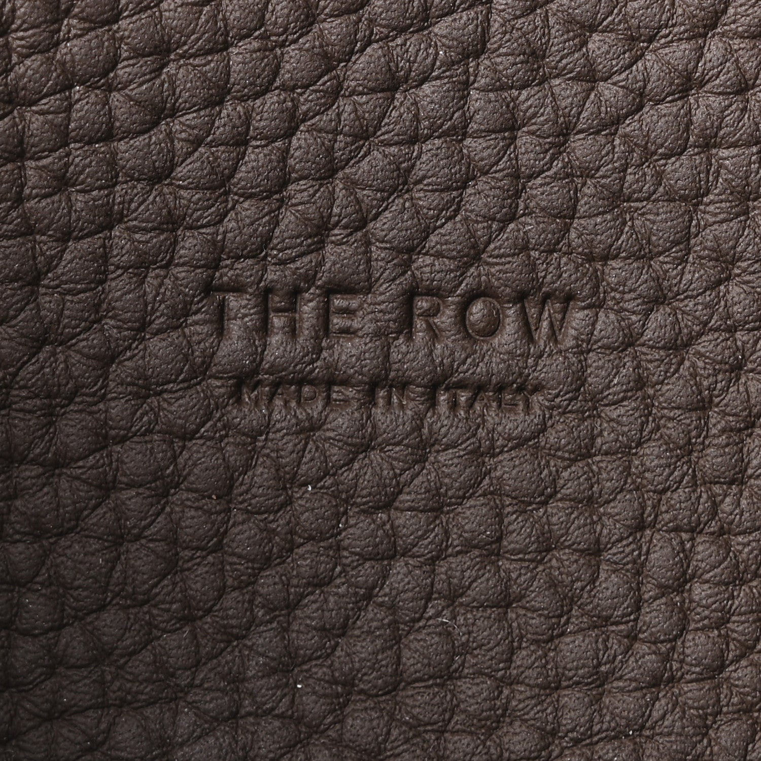 The Row Matte Grained Calfskin Soft Margaux 12 Deep Brown 6 of 9