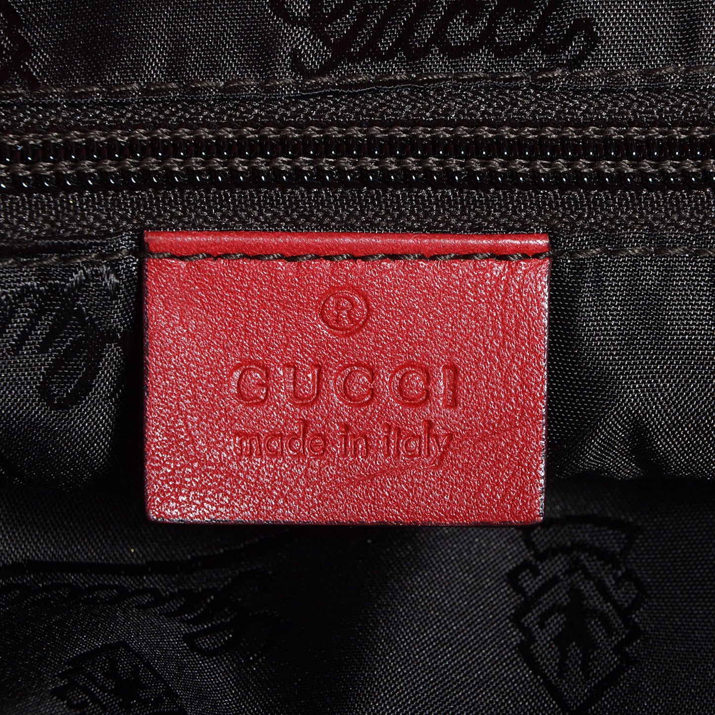 Guccissima Medium Flat Messenger Bag Red