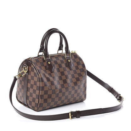 Louis Vuitton Damier Ebene Speedy Bandouliere 25 3 of 10
