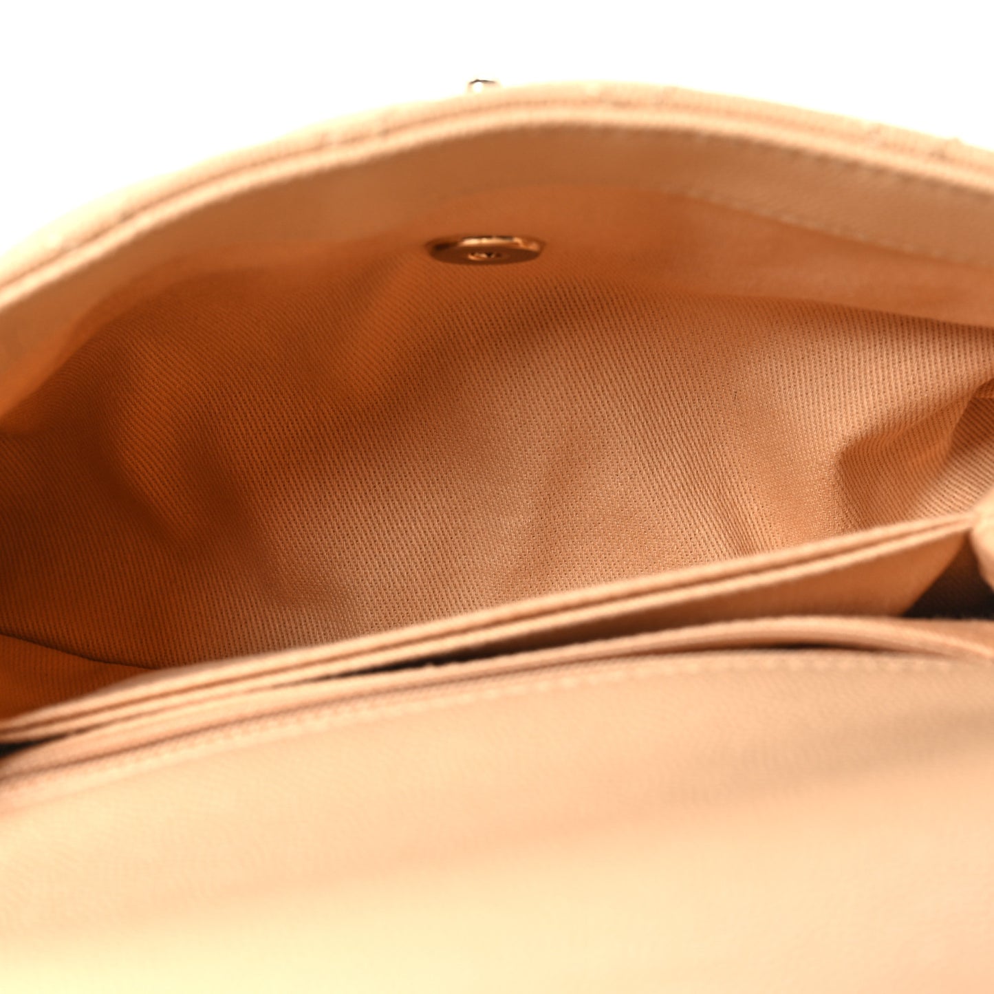 Caviar Lizard Embossed Quilted Mini Coco Handle Flap Beige