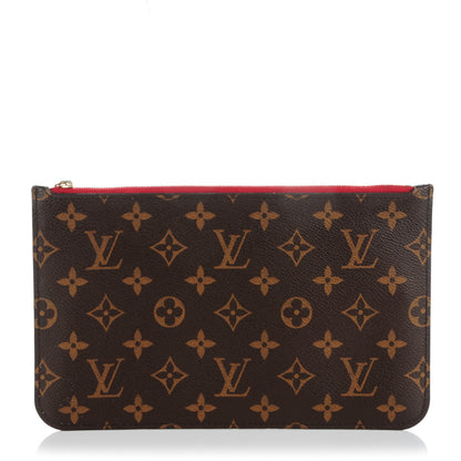 Louis Vuitton Monogram Neverfull MM GM Pochette Cherry 1 of 9