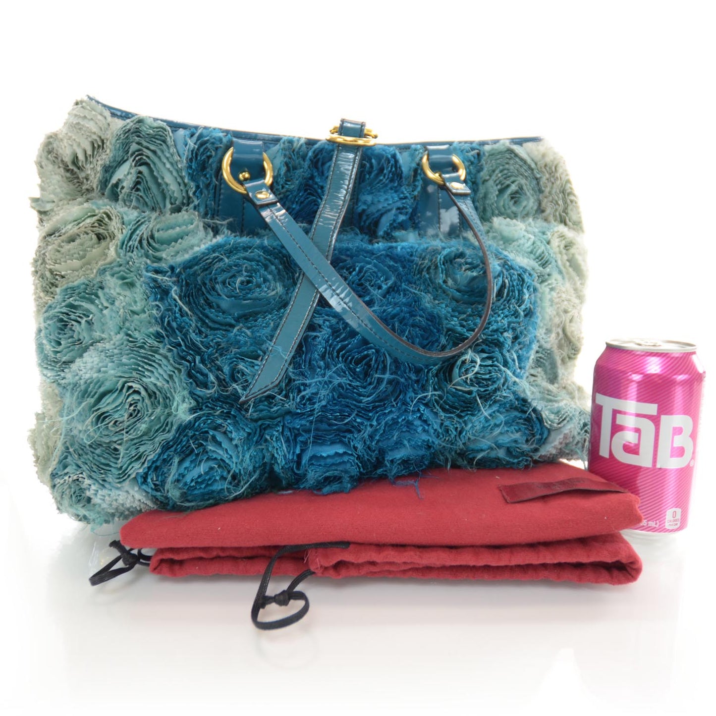 Silk Rosier Tote Blue
