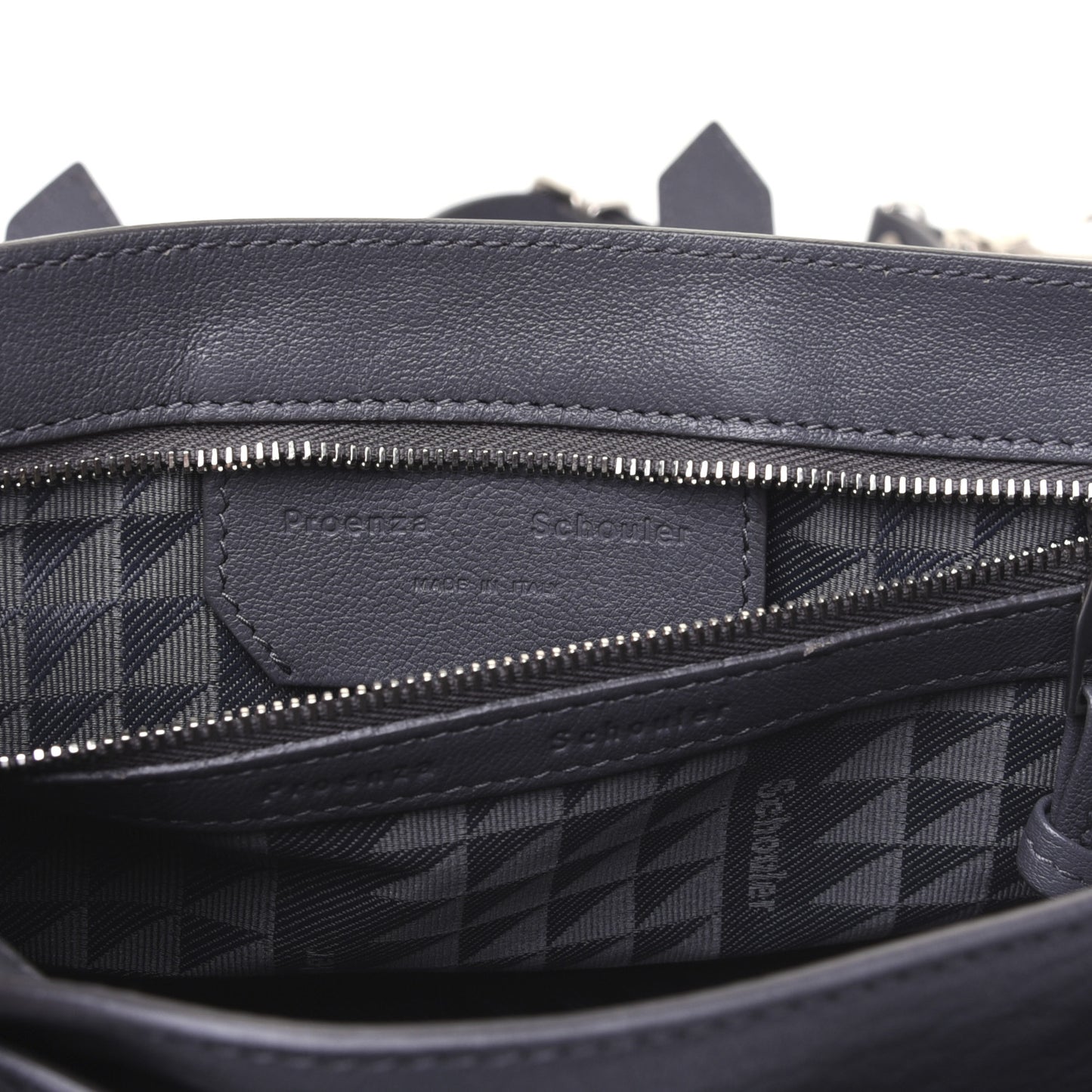 Lambskin Tiny PS1 Satchel Heather Grey