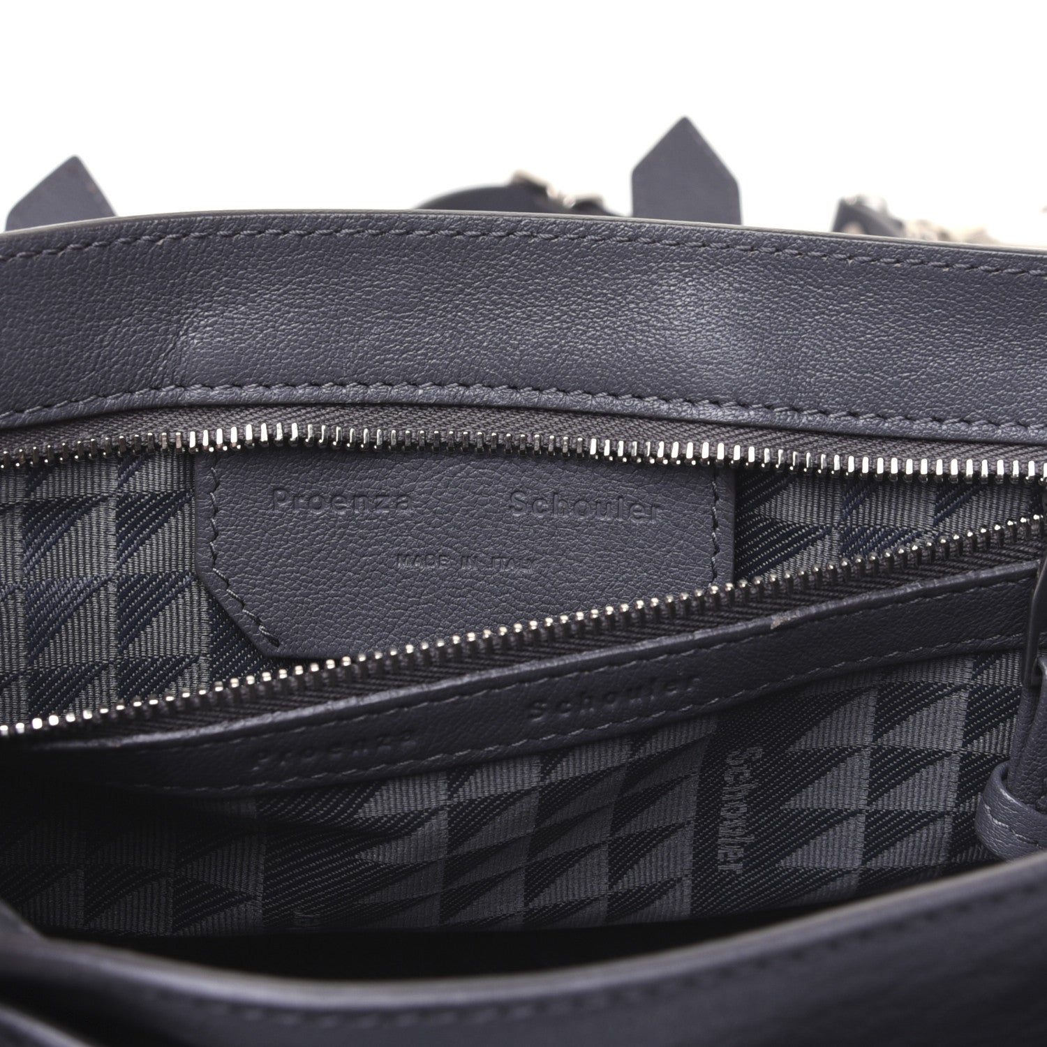 Proenza Schouler Lambskin Tiny PS1 Satchel Heather Grey 9 of 18
