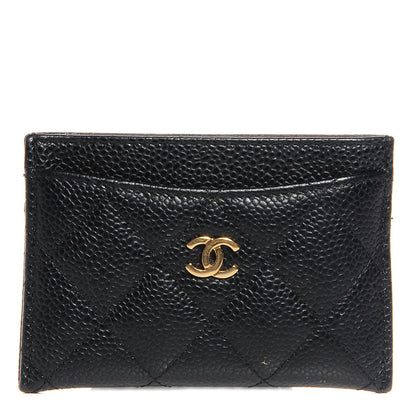 Chanel Caviar Quilted Card Holder Black 1 of 8