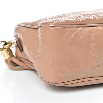 Gucci Soft Patent Small Soho Bowler Dark Cipria 8 of 20