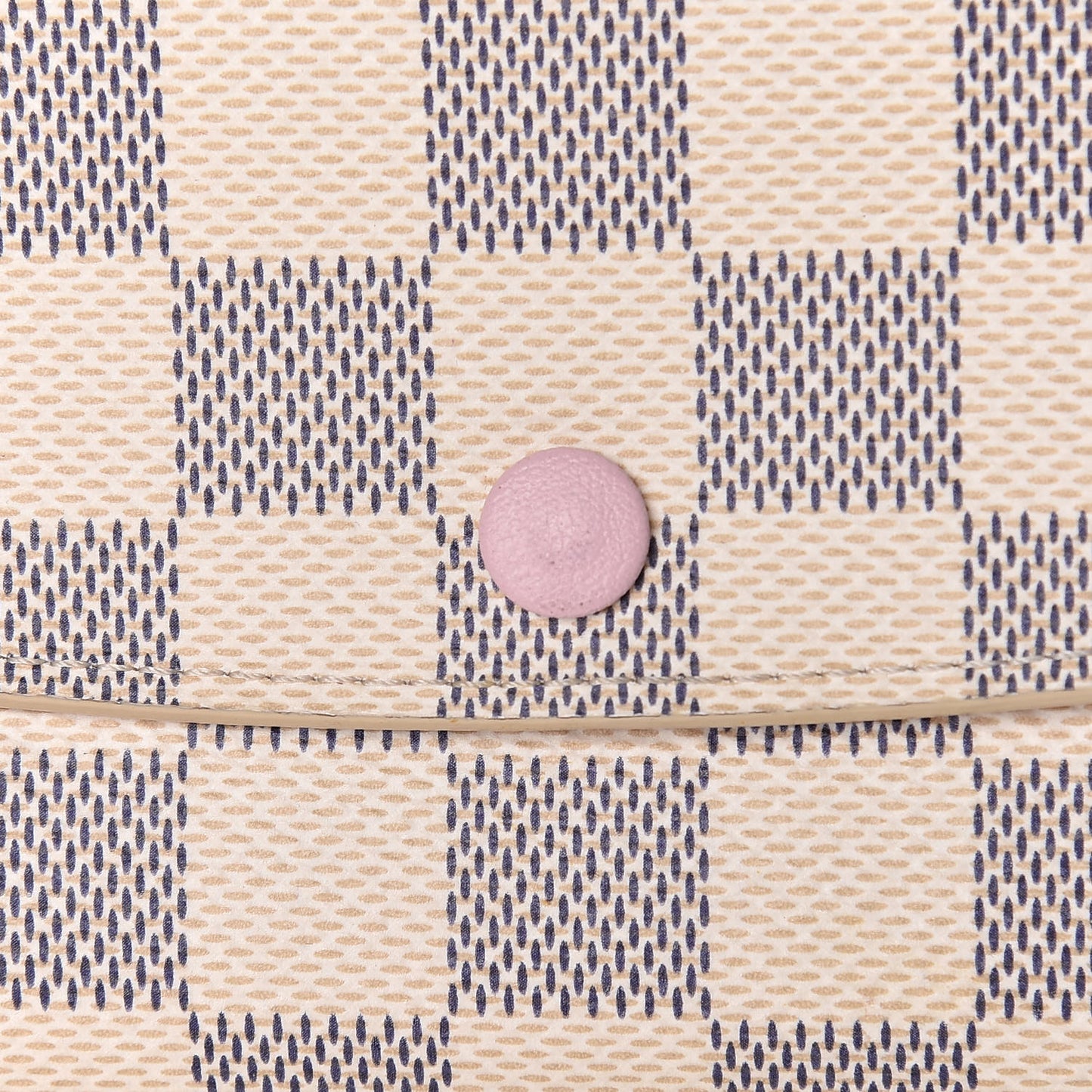 Damier Azur Emilie Wallet Rose Ballerine