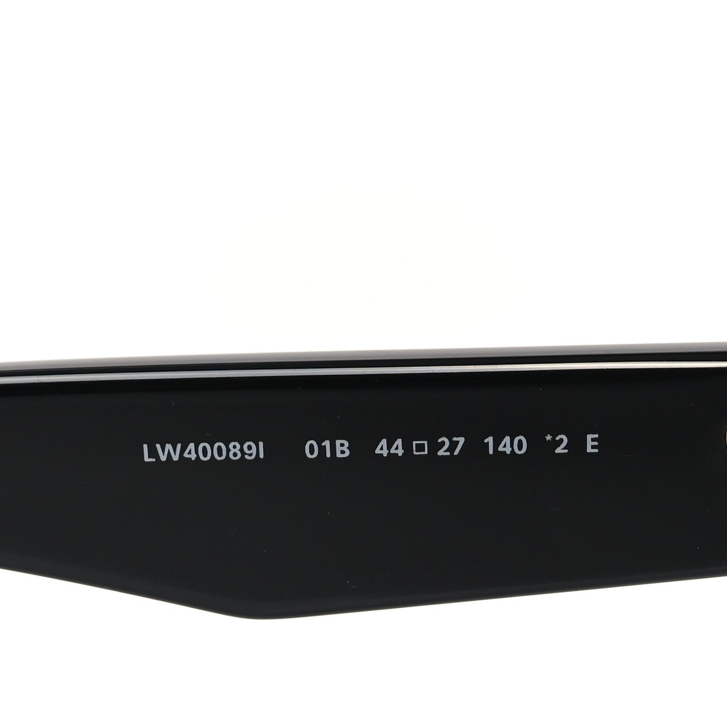 Acetate Round Sunglasses LW40089I Black