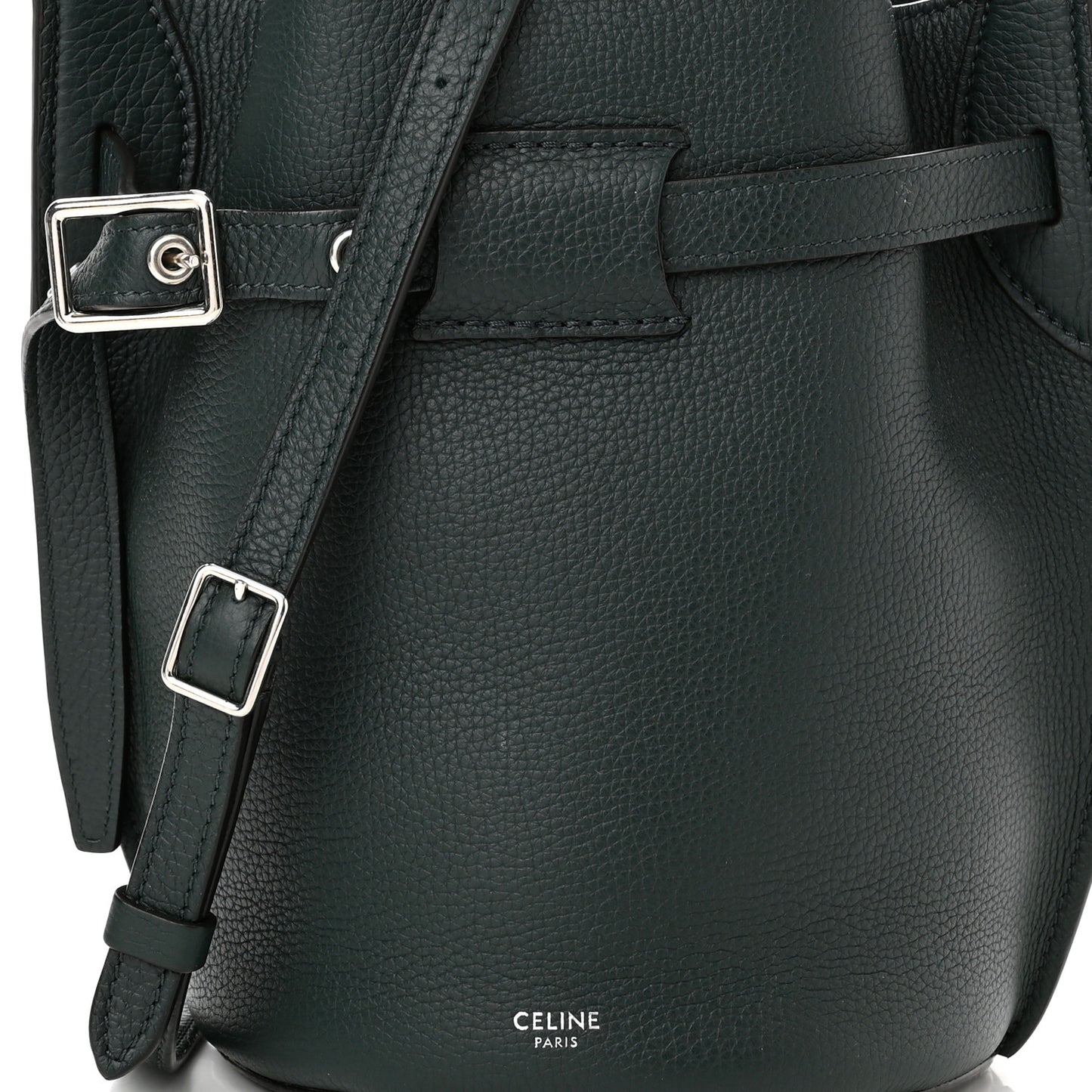 Supple Grained Calfskin Nano Big Bag Bucket Amazone