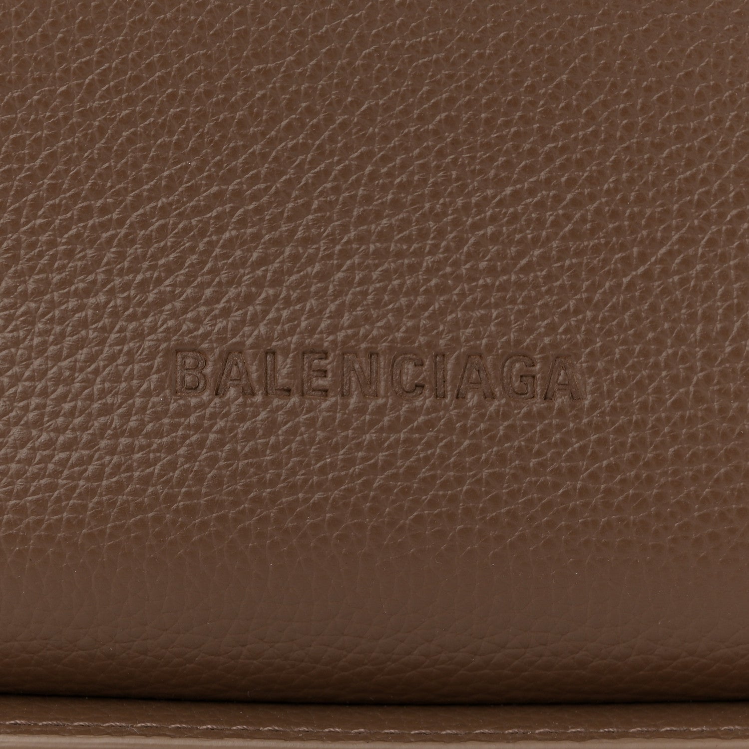 Balenciaga Calfskin Logo Embossed Small Tool 2.0 North-South Tote Mink Grey 4 of 10