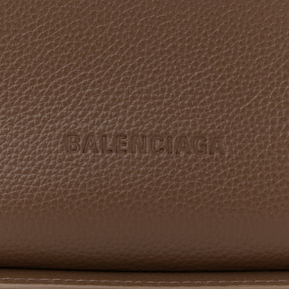 Balenciaga Calfskin Logo Embossed Small Tool 2.0 North-South Tote Mink Grey 4 of 10