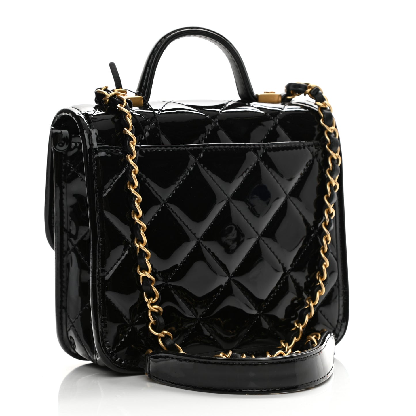 Patent School Memory Mini Top Handle Flap Black