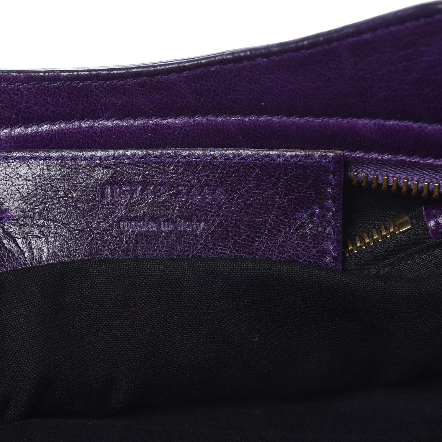 Balenciaga Chevre Classic Hardware City Eggplant 8 of 13