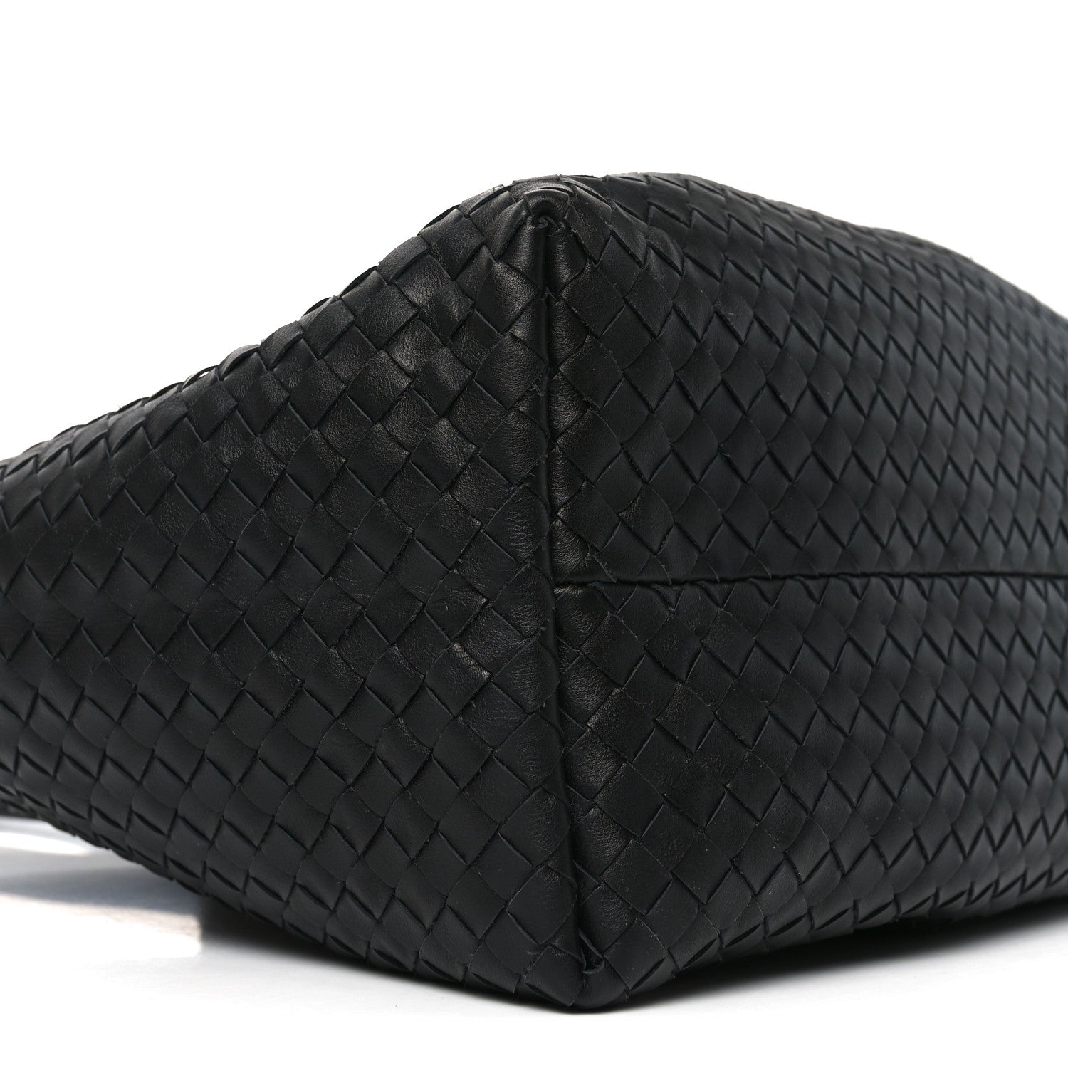 Bottega Veneta Calfskin Intrecciato Large Pinacoteca Reversible Tote Black 9 of 10