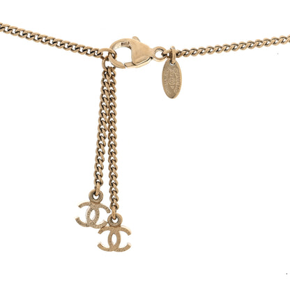 Chanel Pearl CC Cluster Necklace Gold 4 of 4