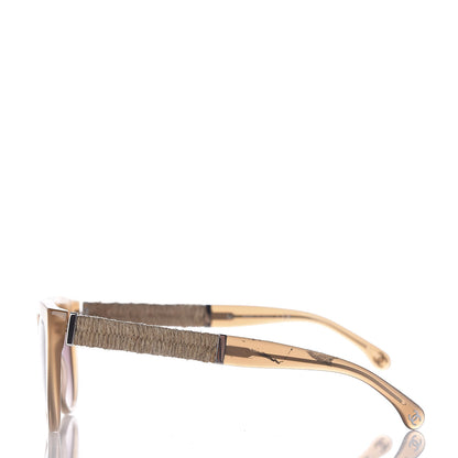 Chanel Acetate Rope Cat Eye Sunglasses 5409 Beige 3 of 7