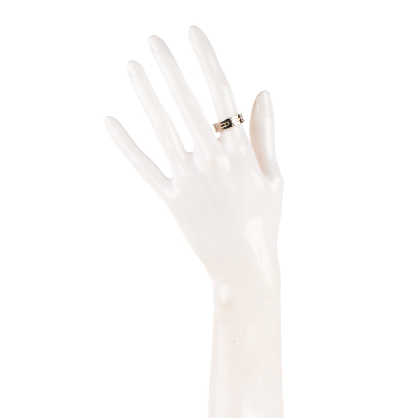 18K White Gold 7mm Tank Francaise Ring 52 6