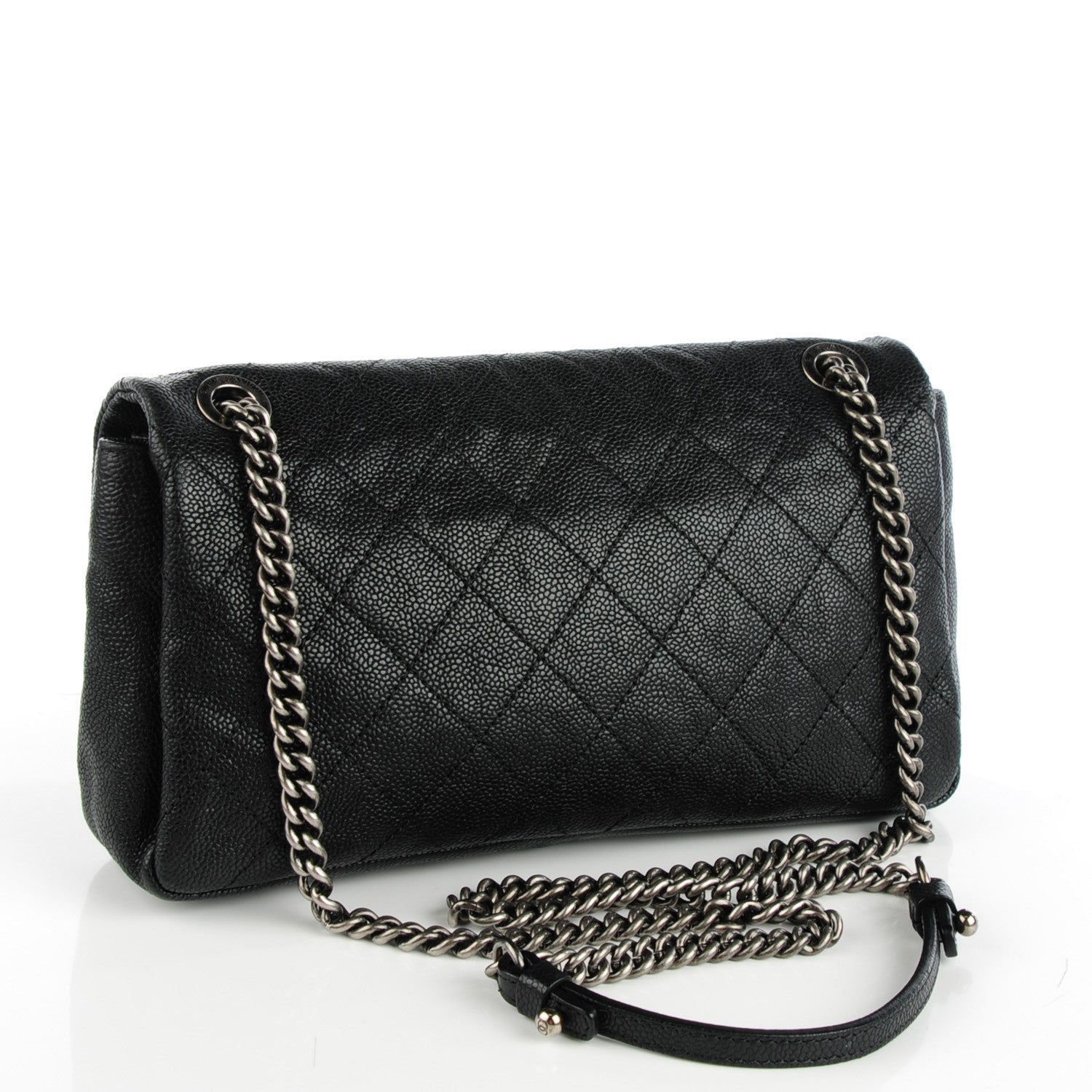 Chanel Caviar Medium Simply CC Flap Black 3 of 8