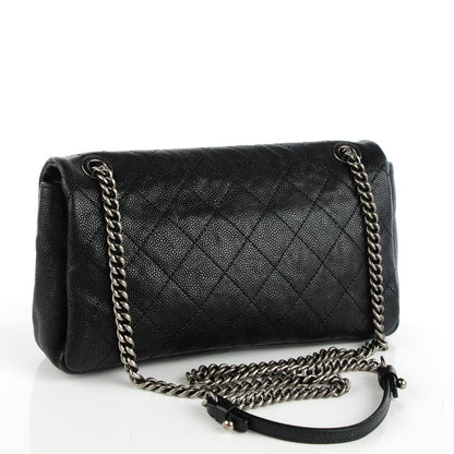 Chanel Caviar Medium Simply CC Flap Black 3 of 8