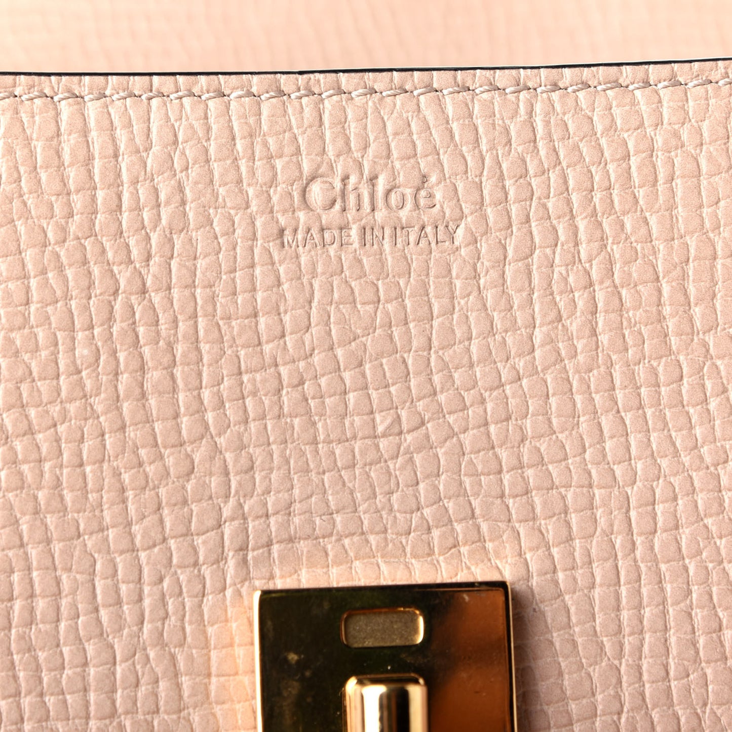 Grained Calfskin Lambskin Mini Bi-Color Drew Shoulder Bag Powder Beige Caramel