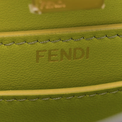 Fendi Shiny Nappa Petite Peekaboo I SEE U Satchel Wasabi 6 of 11