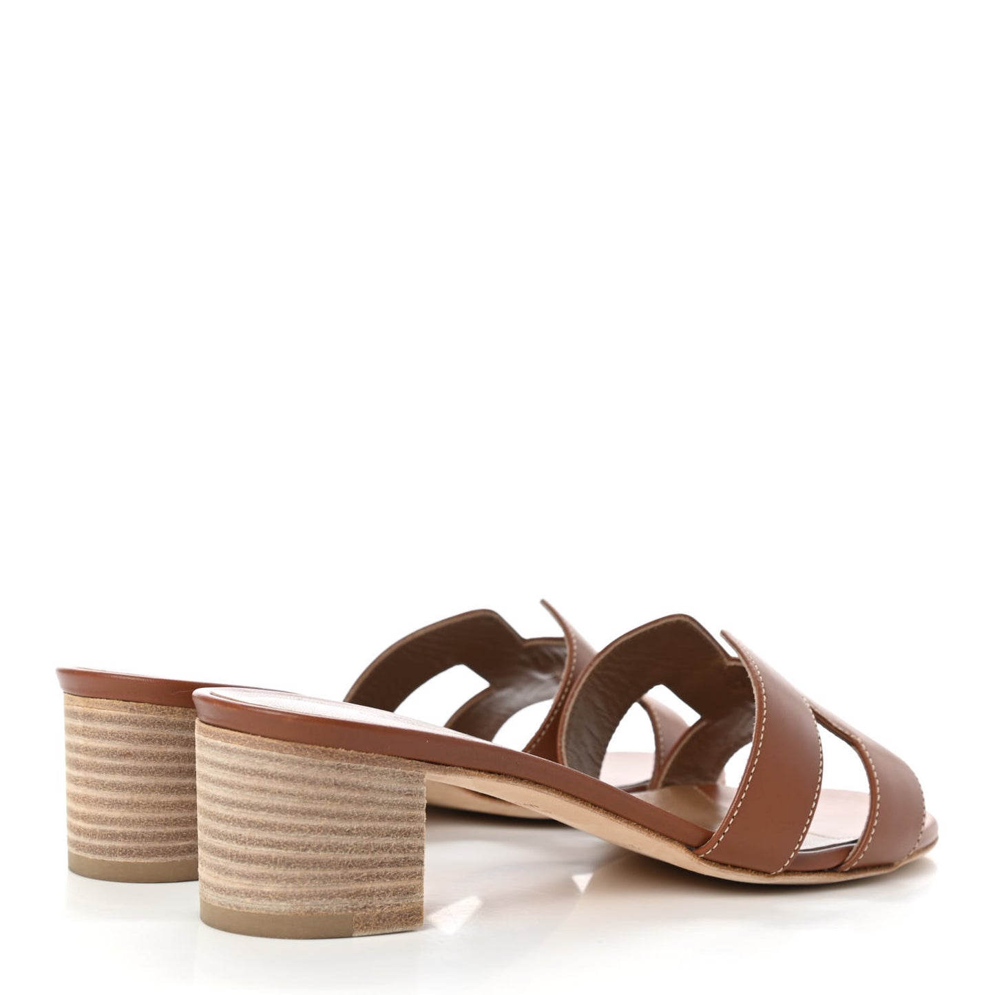 Calfskin Oasis Sandals 36 Gold