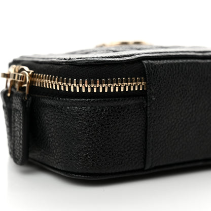 Chanel Caviar Chevron Quilted Mini Boy Clutch With Chain Black 10 of 10