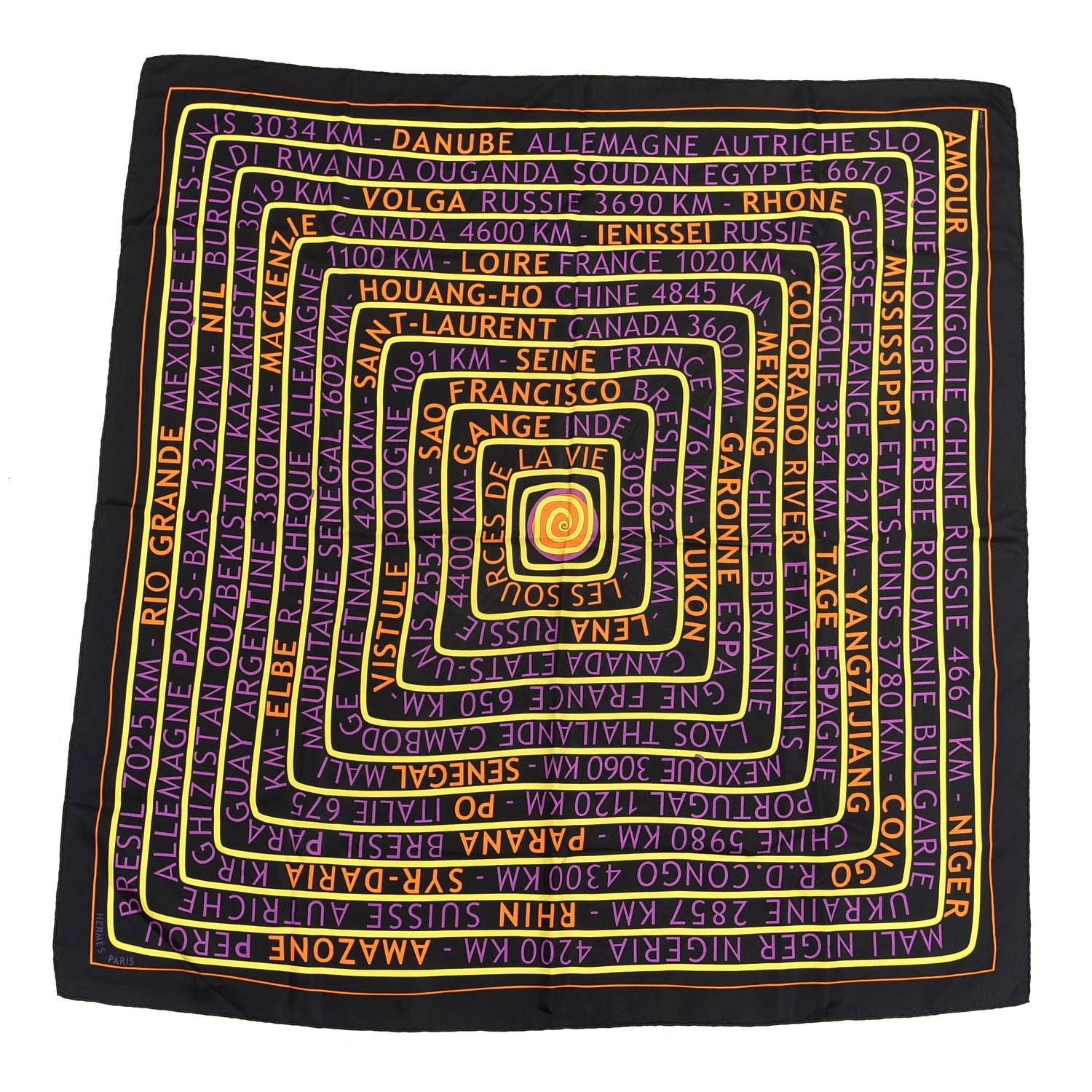 エルメス スカーフ カレ90 LES SOURCES DE LA VIE Hermes Silk Les Sources De La Vie Scarf 90 643199 – FASHIONPHILE