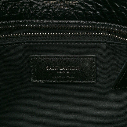 Saint Laurent Crinkled Calfskin Matelasse Monogram Large Niki Chain Satchel Black 6 of 10