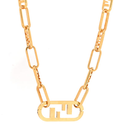 Fendi Metal O'Lock Choker Gold 1 of 5