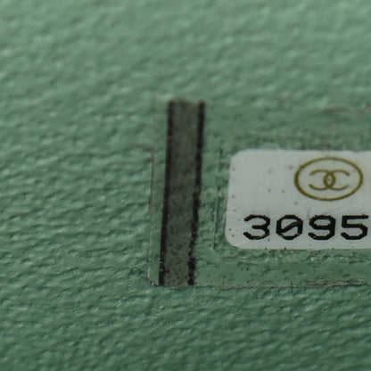 Chanel Lambskin Quilted Mini Rectangular Flap Light Green 7 of 11