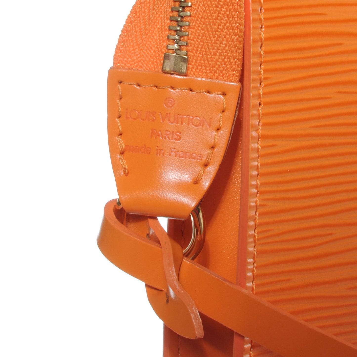 Epi Pochette Accessories 21 Bag Mandarin
