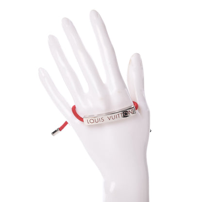 Louis Vuitton Nylon LV Space Bracelet Rouge 3 of 6