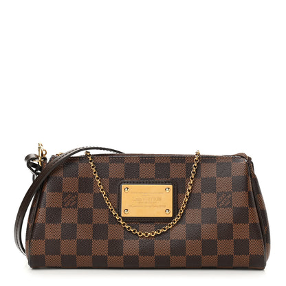 Louis Vuitton Damier Ebene Eva Clutch 1 of 12
