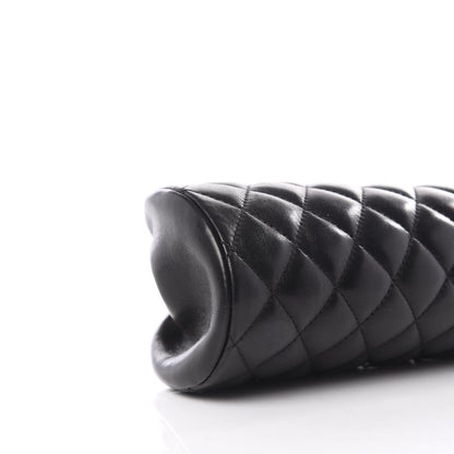 Chanel Lambskin Quilted Timeless Clutch Black 7 of 8
