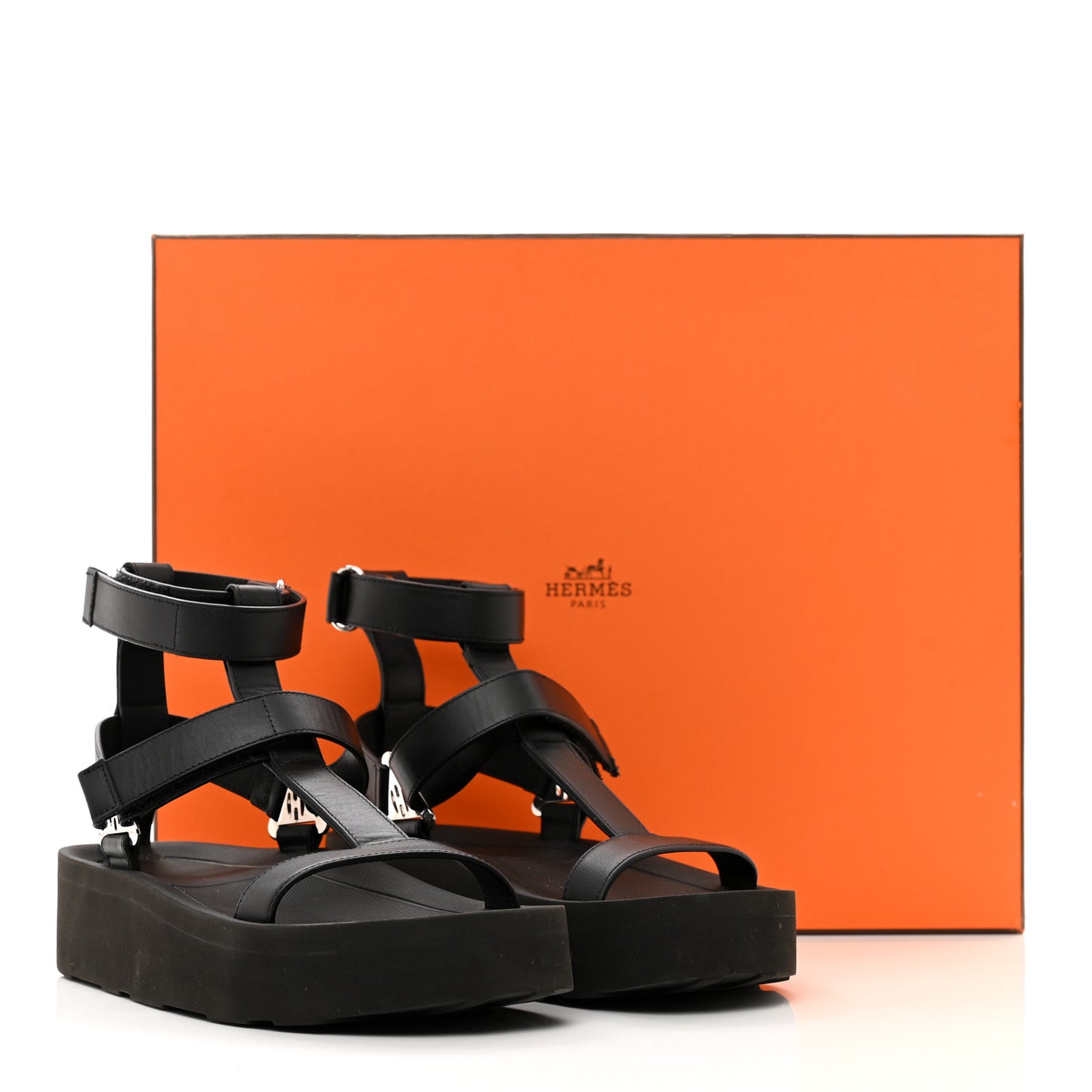Calfskin Womens Enid Sandals 36 Black