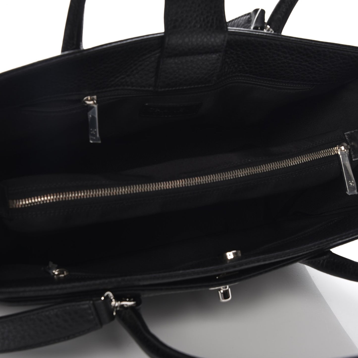 Deerskin Cerf Executive Shopper Tote Black