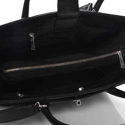 Chanel Deerskin Cerf Executive Shopper Tote Black 6 of 10