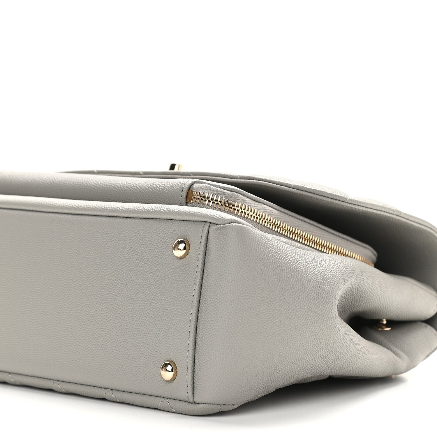 Chanel Caviar Quilted Large Business Affinity Flap Grey 9 of 9