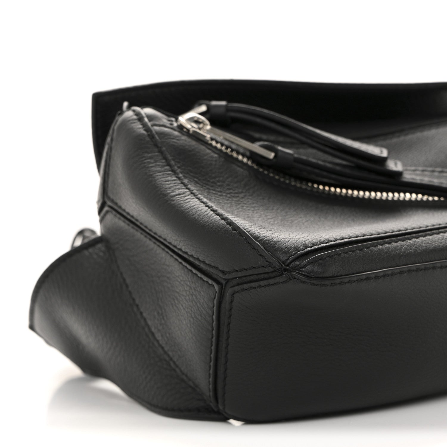 Loewe Calfskin Mini Puzzle Bumbag Black 9 of 15