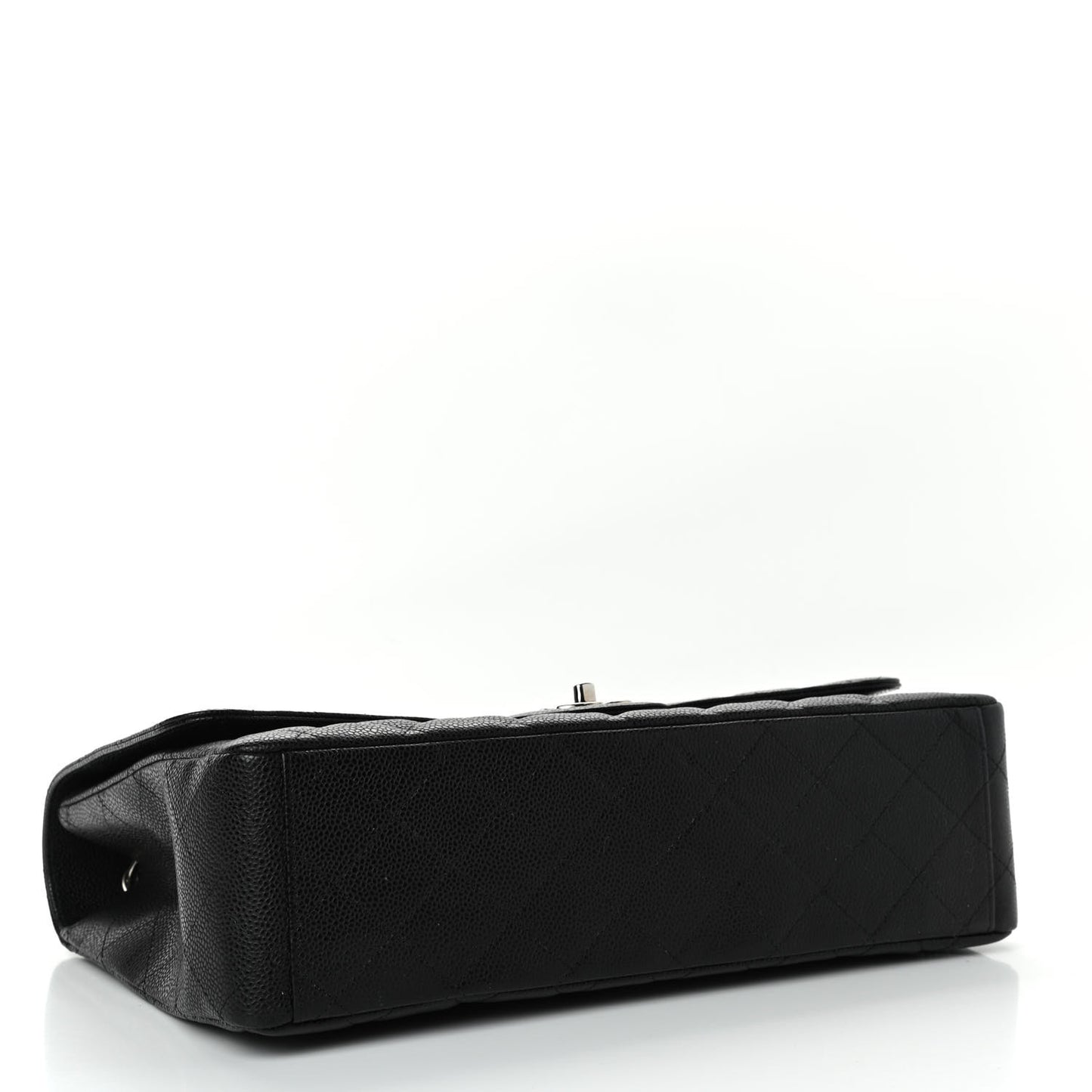 Caviar Quilted Maxi Single Flap Black