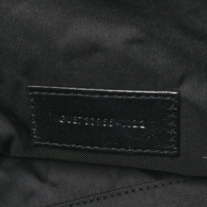 Saint Laurent Lambskin Quilted Gaby Cosmetic Pouch Black 7 of 11