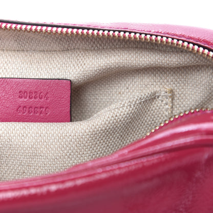 Gucci Soft Patent Small Soho Disco Bag Bright Bougainvillea 9 of 9