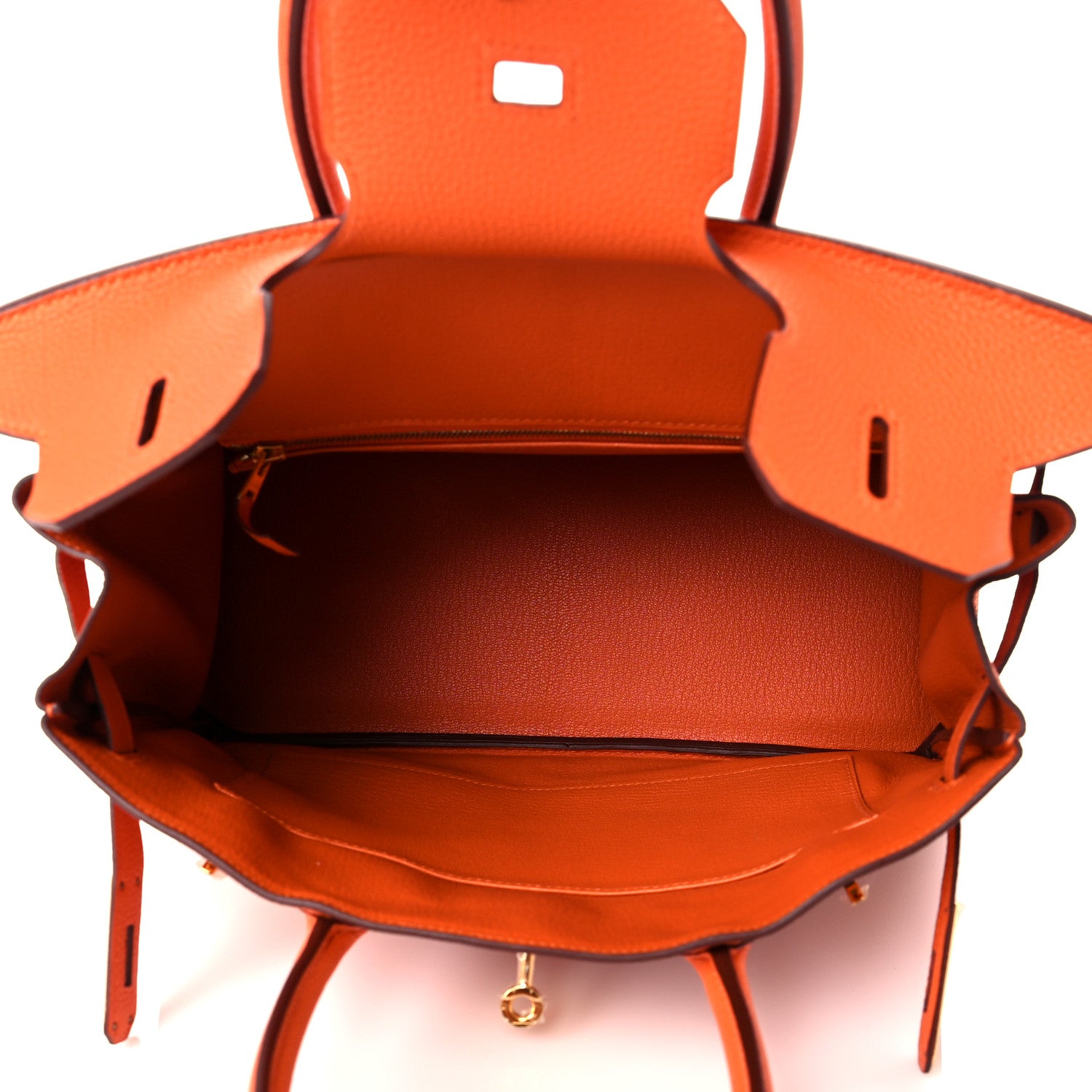 Hermes Togo Birkin 30 Orange 4 of 10