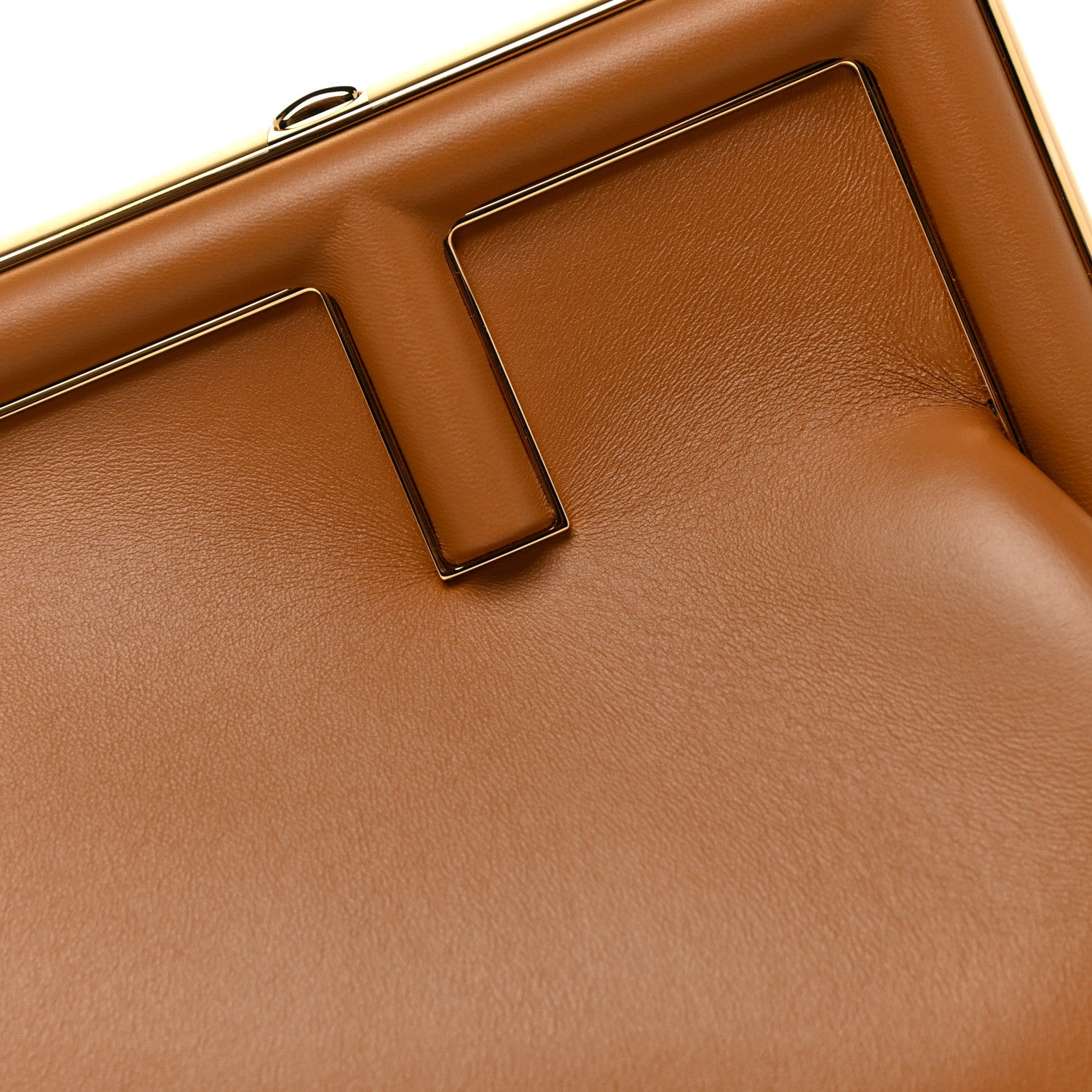 Fendi Shiny Nappa Small Fendi First Caramello 8 of 11